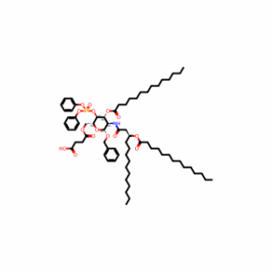 β-D-Glucopyranoside, phenylmethyl 2-deoxy-2-[[1-oxo-3-[(1-oxotetradecyl)oxy]tetradecyl]amino]-, 4-(diphenyl phosphate) 6-(hydrogen butanedioate) 3-tetradecanoate, (S)- (9CI)