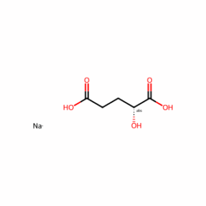 Pentanedioic acid, 2-hydroxy-, sodium salt (1:2), (2R)-