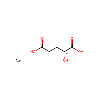 Pentanedioic acid, 2-hydroxy-, sodium salt (1:2), (2R)-
