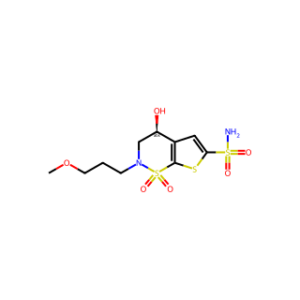(S)-4-Hydroxy-2-(3-methoxypropyl)-3,4-dihydro-2H-thieno[3,2-e][1,2]thiazine-6-sulfonamide 1,1-dioxide