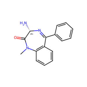 (3R)-3-Amino-1,3-dihydro-1-methyl-5-phenyl-2H-1,4-benzodiazepin-2-one