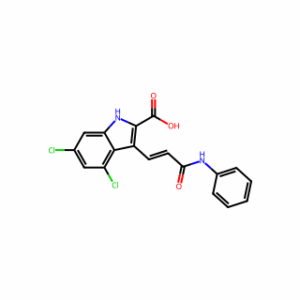 (E)-4,6-Dichloro-3-(3-oxo-3-(phenylamino)prop-1-en-1-yl)-1H-indole-2-carboxylic acid