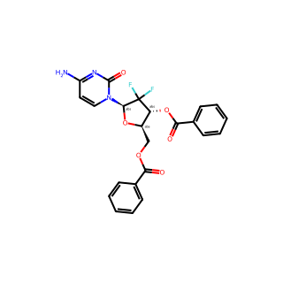 (2R,3R,5R)-5-(4-Amino-2-oxopyrimidin-1(2H)-yl)-2-((benzoyloxy)methyl)-4,4-difluorotetrahydrofuran-3-yl benzoate