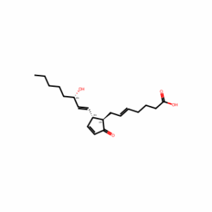 (5Z)-7-[(1R,2S)-2-[(3S)-3-hydroxyoct-1-en-1-yl]-5-oxocyclopent-3-en-1-yl]hept-5-enoic acid
