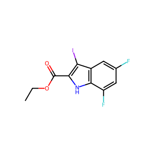 Ethyl 5,7-difluoro-3-iodo-1H-indole-2-carboxylate