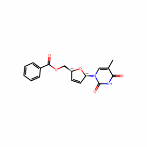 ((2S,5R)-5-(5-Methyl-2,4-dioxo-3,4-dihydropyrimidin-1(2H)-yl)-2,5-dihydrofuran-2-yl)methyl benzoate