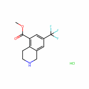 Methyl 7-(trifluoromethyl)-1,2,3,4-tetrahydroisoquinoline-5-carboxylate hydrochloride