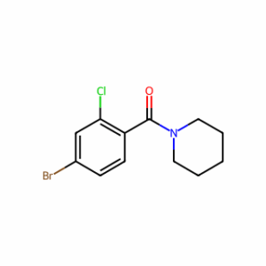 (4-Bromo-2-chlorophenyl)(piperidin-1-yl)methanone