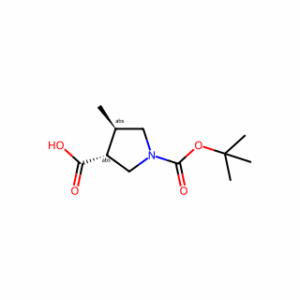 (3R,4R)-1-(tert-butoxycarbonyl)-4-methylpyrrolidine-3-carboxylic acid