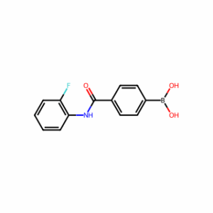 (4-((2-Fluorophenyl)carbamoyl)phenyl)boronic acid