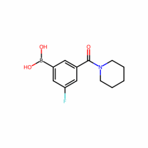 (3-Fluoro-5-(piperidine-1-carbonyl)phenyl)boronic acid