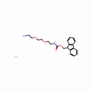 (9H-Fluoren-9-Yl)Methyl (2-(2-(2-Aminoethoxy)Ethoxy)Ethyl)Carbamate Hydrochloride