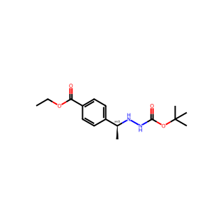 tert-Butyl 2-(1-(4-(ethoxycarbonyl)phenyl)ethyl)hydrazinecarboxylate