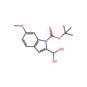 (1-(tert-butoxycarbonyl)-6-methoxy-1H-indol-2-yl)boronic acid