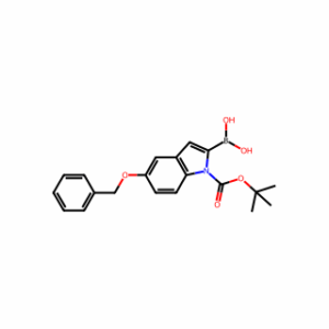 (5-(Benzyloxy)-1-(tert-butoxycarbonyl)-1H-indol-2-yl)boronic acid