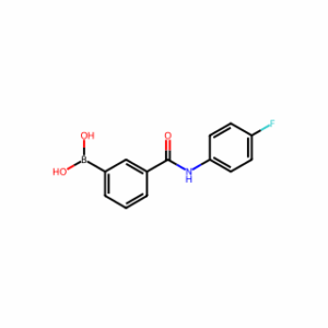 (3-((4-Fluorophenyl)carbamoyl)phenyl)boronic acid