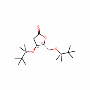(4S,5R)-4-((tert-Butyldimethylsilyl)oxy)-5-(((tert-butyldimethylsilyl)oxy)methyl)dihydrofuran-2(3H)-one