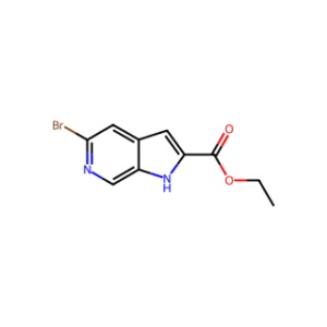Ethyl 5-Bromo-1H-pyrrolo-[2,3-c]-pyridine-2-carboxylate