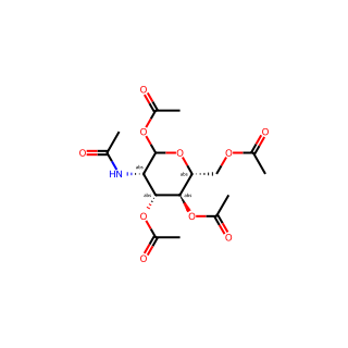 (3S,4R,5S,6R)-3-acetamido-6-(acetoxymethyl)tetrahydro-2H-pyran-2,4,5-triyl triacetate