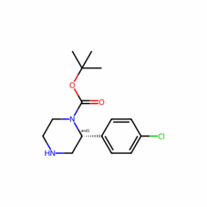 tert-Butyl 2-(4-chlorophenyl)piperazine-1-carboxylate