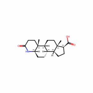 (4aR,4bS,6aS,7S,9aS,9bS,11aR)-Hexadecahydro-4a,6a-dimethyl-2-oxo-1H-indeno[5,4-f]quinoline-7-carboxylic acid