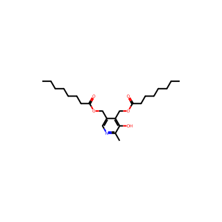 (5-hydroxy-6-methylpyridine-3,4-diyl)bis(methylene) dioctanoate