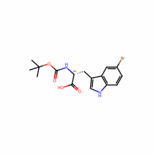 (R)-3-(5-Bromo-1H-indol-3-yl)-2-((tert-butoxycarbonyl)amino)propanoic acid