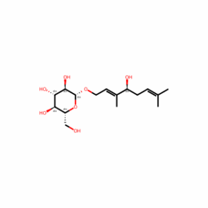 (2R,3R,4S,5S,6R)-2-(((S,E)-4-Hydroxy-3,7-dimethylocta-2,6-dien-1-yl)oxy)-6-(hydroxymethyl)tetrahydro-2H-pyran-3,4,5-triol