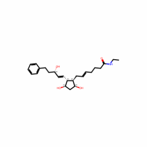 (5E)-7-[(1R,2R,3R,5S)-3,5-Dihydroxy-2-[(1E,3S)-3-hydroxy-5-phenyl-1-penten-1-yl]cyclopentyl]-N-ethyl-5-heptenamide