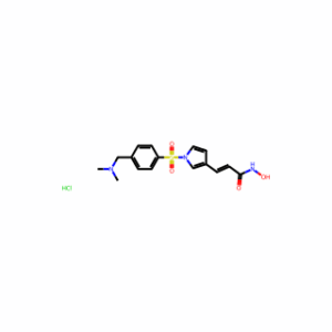 (E)-3-(1-((4-((Dimethylamino)Methyl)Phenyl)Sulfonyl)-1H-Pyrrol-3-Yl)-N-Hydroxyacrylamide Hydrochloride