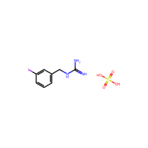 Guanidine, N-[(3-iodophenyl)methyl]-, sulfate