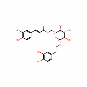 ((2R,3S,4S,5R,6R)-6-(3,4-Dihydroxyphenethoxy)-3,4,5-trihydroxytetrahydro-2H-pyran-2-yl)methyl (E)-3-(3,4-dihydroxyphenyl)acrylate