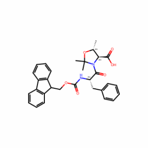 (4S,5R)-3-((S)-2-((((9H-Fluoren-9-yl)methoxy)carbonyl)amino)-3-phenylpropanoyl)-2,2,5-trimethyloxazolidine-4-carboxylic acid