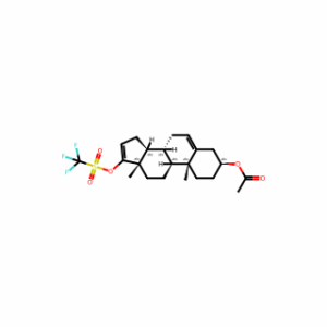 (3S,8R,9S,10R,13S,14S)-10,13-Dimethyl-17-(trifluoromethylsulfonyloxy)-2,3,4,7,8,9,10,11,12,13,14,15-dodecahydro-1H-cyclopenta[A]phenanthren-3-yl acetate