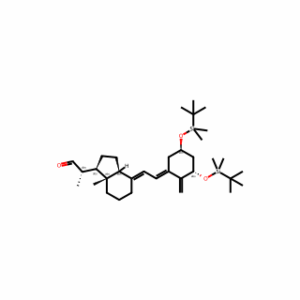 (1S,3R,5E,7E)-1,3-Bis-[(tert-butyldimethylsilyl)oxy]-9,10-secopregna-5,7,10-triene-20-carboxaldehyde
