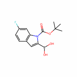 (1-(tert-Butoxycarbonyl)-6-fluoro-2-indolyl)boronic acid