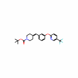 tert-Butyl 4-(3-((5-(trifluoromethyl)pyridin-2-yl)oxy)benzylidene)piperidine-1-carboxylate