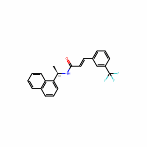 (R，E)-N-(1-(naphthalen-1-yl)ethyl)-3-(3-(trifluoromethyl)phenyl)acrylamide