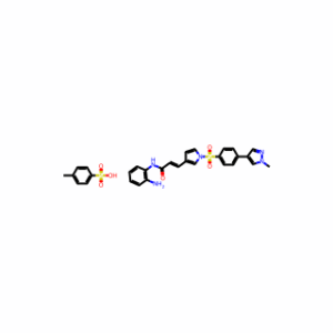 (2E)-N-(2-Aminophenyl)-3-[1-[[4-(1-methyl-1H-pyrazol-4-yl)phenyl]sulfonyl]-1H-pyrrol-3-yl]-2-propenamide 4-methylbenzenesulfonate