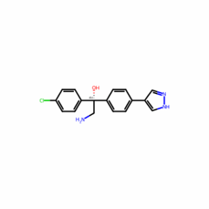 (+)-(S)-2-Amino-1-(4-chlorophenyl)-1-[4-(1H-pyrazol-4-yl)phenyl]ethanol