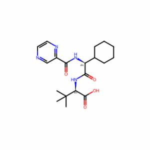 (R)-2-((S)-2-CYCLOHEXYL-2-(PYRAZINE-2-CARBOXAMIDO)ACETAMIDO)-3,3-DIMETHYLBUTANOIC ACID