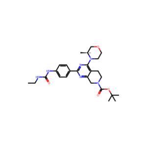 (S)-tert-butyl 2-(4-(3-ethylureido)phenyl)-4-(3-methylmorpholino)-5,6-dihydropyrido[3,4-d]pyrimidine-7(8H)-carboxylate