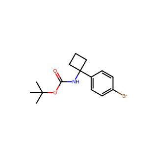 tert-Butyl (1-(4-bromophenyl)cyclobutyl)carbamate