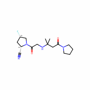 (2S,4S)-4-Fluoro-1-((2-methyl-4-oxo-4-(pyrrolidin-1-yl)butan-2-yl)glycyl)pyrrolidine-2-carbonitrile
