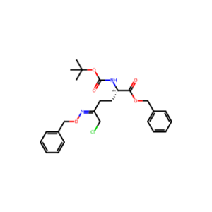 (S,E)-BENZYL 5-((BENZYLOXY)IMINO)-2-((TERT-BUTOXYCARBONYL)AMINO)-6-CHLOROHEXANOATE