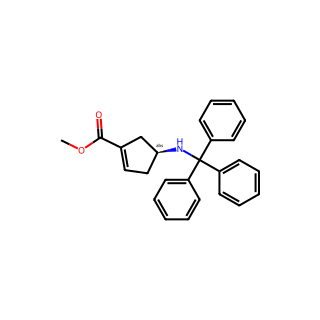 (S)-METHYL 4-(TRITYLAMINO)CYCLOPENT-1-ENECARBOXYLATE