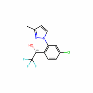 (R)-1-(4-chloro-2-(3-methyl-1H-pyrazol-1-yl)phenyl)-2,2,2-trifluoroethanol