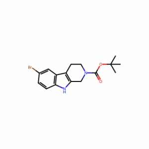 tert-Butyl 6-bromo-1,3,4,9-tetrahydro-2H-pyrido[3,4-b]indole-2-carboxylate