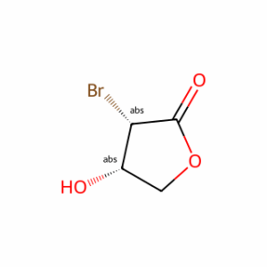 (3S,4S)-3-Bromo-4-hydroxydihydrofuran-2(3H)-one