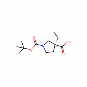 1-[(tert-Butoxy)carbonyl]-3-ethylpyrrolidine-3-carboxylic acid
